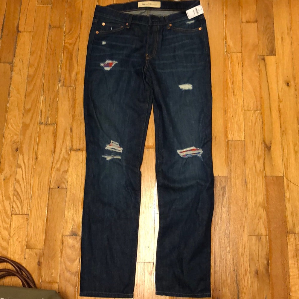 Gap real straight 28R. New